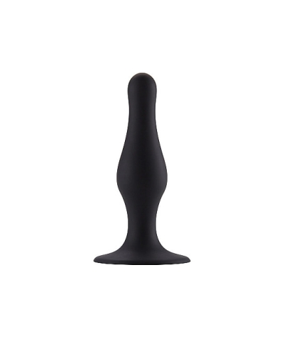 BUTT PLUG 0 Plugue com base de sucção - pequeno - preto