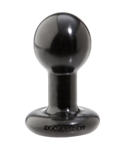 BUTTPLUG 5 Plugue preto pequeno para iniciantes