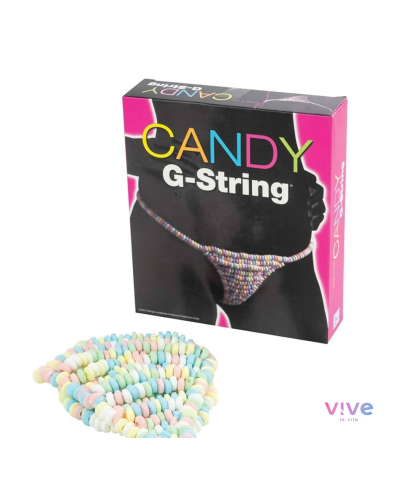 CANDY G-STRING Tanga de doce comestível para ela