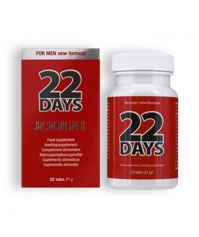 22 DAYS PENIS EXTENSION SYSTEM Suplemento para aumentar o desempenho sexual masculino.