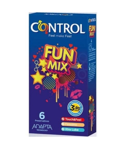 CONTROL FUN Control preservativos fun mix 6 unidades