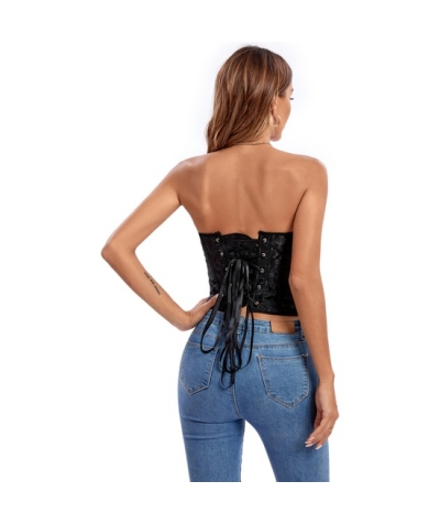 ERITONIO Corselet preto com detalhes elegantes, ideal para ocasiões.