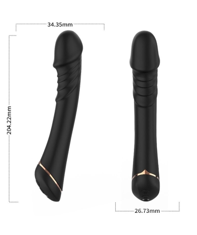 DILDO VIBRADOR Vibrador de silicone médica com modos variados.