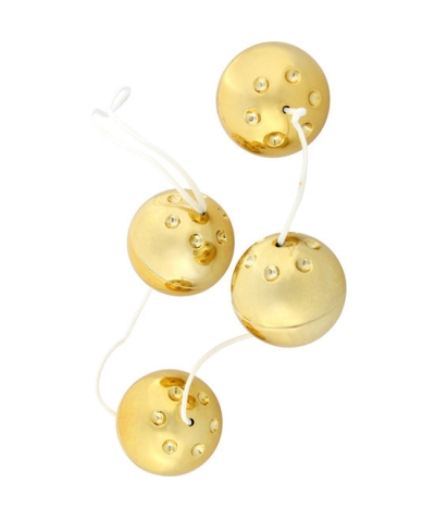 DUOBALLS GOLD Bolas estimulantes elegantes para ela