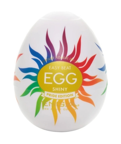 EGG SHINY PRIDE EDITION Ovo masturbador com uma textura totalmente nova