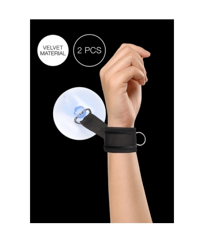 VELVET WRIST SUCTION Duas algemas ajustáveis de velcro e velcro