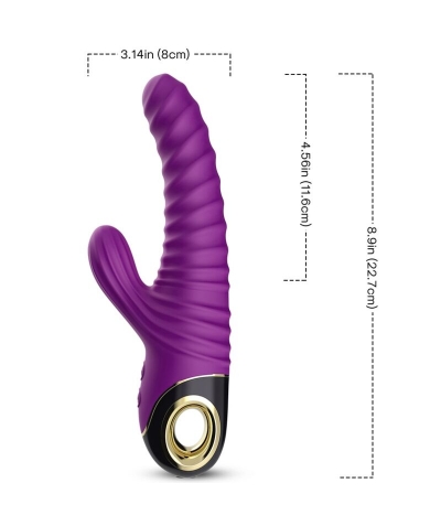 ETERNITY VIBRADOR SILICONA VIO Brinquedo erótico para estimular clitóris e corpo.