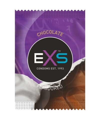 EXS FLAVOURED Exs chocolate quente - pacote de 100