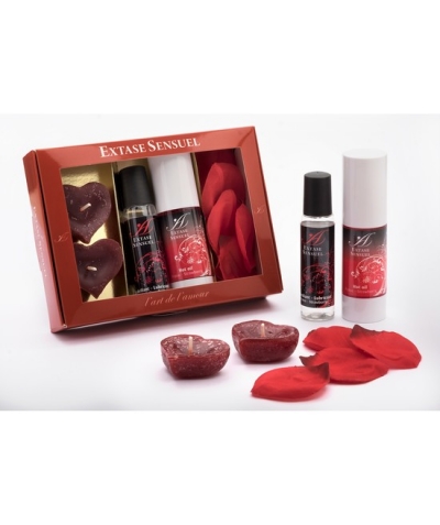 KIT EXTASE SENSUEL Peito vermelho tentação