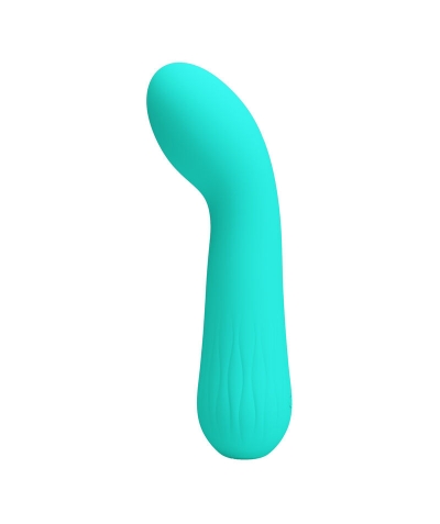 FAUN VIBRADOR RECARGABLE VERDE Estimulador do ponto g, silicone macio, à prova d'água