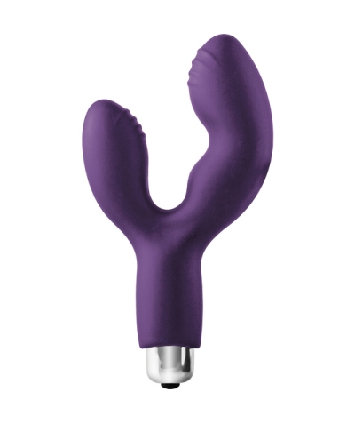 FLIRTS  PULSE Vibrador duplo com 10 funções, silicone roxo