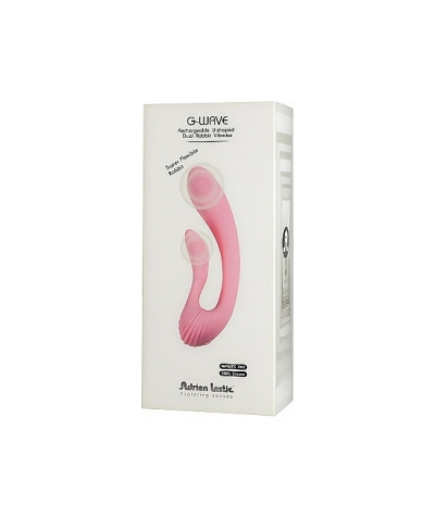 G-WAVE Vibrador duplo recarregável g-wave adrien lastic rosa