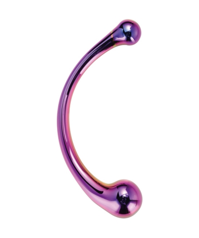 GLAMOUR GLASS  CURVED Dildo de vidro curvado para estimulação precisa.