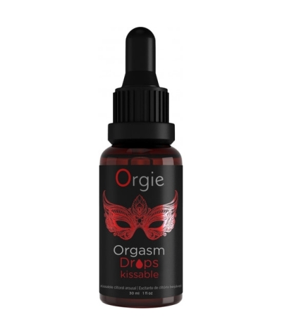 ORGASM DROPS KISSABLE Gotas para o clitóris, aumentam a sensibilidade e a excitação