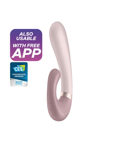 SATISFYER HEAT WAVE Vibrador com calor e controle de aplicativo