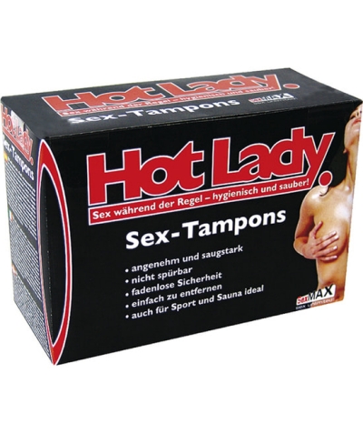 HOT LADY Tampões hot lady sex (8 unidades)