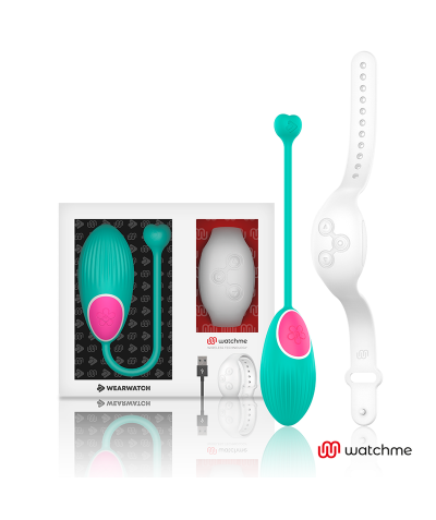 WATCHME EGG TURQUESA Vibrador potente e discreto para prazer íntimo.