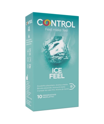 ICE FEEL Preservativos ice feel: frios, menta, excitantes. 10 unidades.