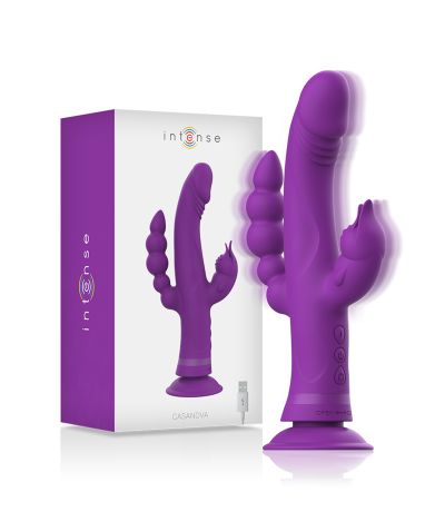 CASANOVA Vibrador triplo prazer com 30 modos de vibração.