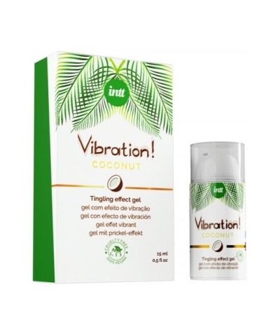 GEL COCONUT INTT Vibração gel poderoso vibrador líquido vegano estimulante