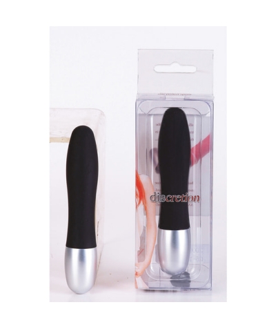 DISCRETION BLACK Muito discreto vibrador mini resistente à água