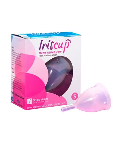 IRISCUP ROSA Copo menstrual rosa em 2 tamanhos