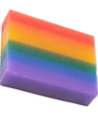 JABON BRILLO Sabonete colorido e aromático para inclusão lgbt.