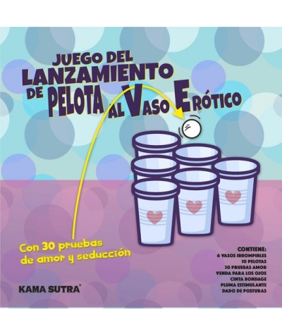 EL VASO ERÓTICO Jogo erótico de arremesso de bola