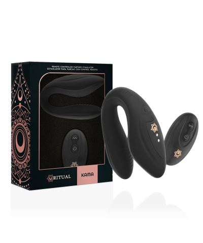 KAMA CONTROL REMOTO Vibrador de silicone ergonômico com controle remoto