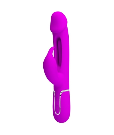 KAMPAS VIBRADOR RABBIT 3 EN 1  Vibrador recarregável para estimulação intensa e variada.