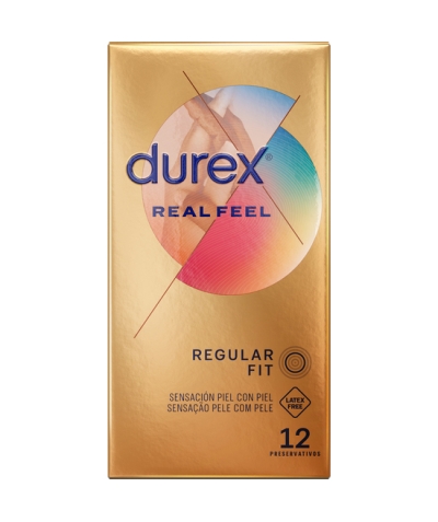 DUREX REAL FEEL SENSIBILIDAD N Projetado para sentir sensibilidade natural,