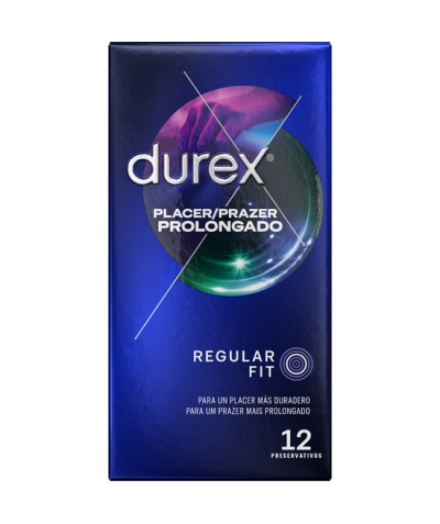 DUREX PLACER PROLONGADO Preservativos com creme retardante para mais praze