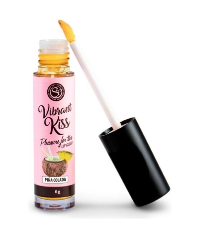 LIP GLOSS VIBRANT KISS Gloss para praticar o sexo oral mais doce e prazeroso.