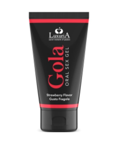 LUXURIA - GOLA GEL ORAL FRESA Gel comestível de morango para sexo oral