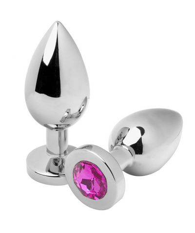 METALHARD ANAL PLUG DIAMOND RO Plug anal de aço com cristal