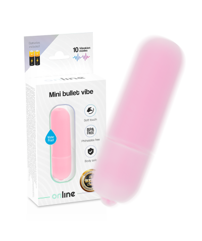 MINI BALA VIBRADORA ROSA Pequeno vibrador potente e versátil. discreto, perfeito!