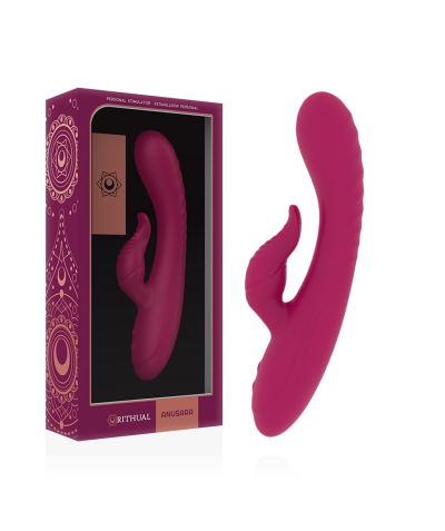 ANUSARA DUAL Vibrador de silicone médico de alta qualidade.