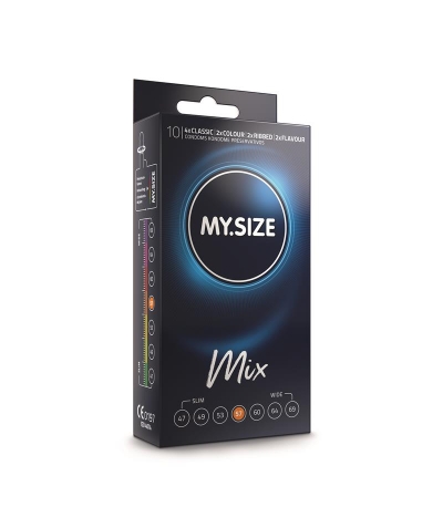 MY SIZE MIX 57 Variedade de preservativos my size mix de qualidade