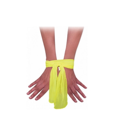 NEON NYLON LOVE Fitas de bondage amarelo neon