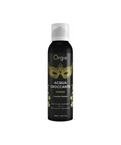 ORGIE ACQUA CROCCANTE MONOI Espuma de massagem efervescente