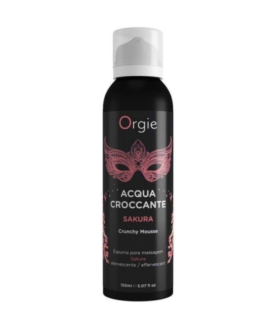 ORGIE ACQUA CROCCANTE Espuma de massagem efervescente sakura