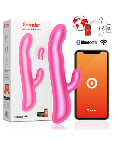 ONINDER RABBIT &AMP;AMP;AM Vibrador coelho oninder com rotação, brinquedo sexual