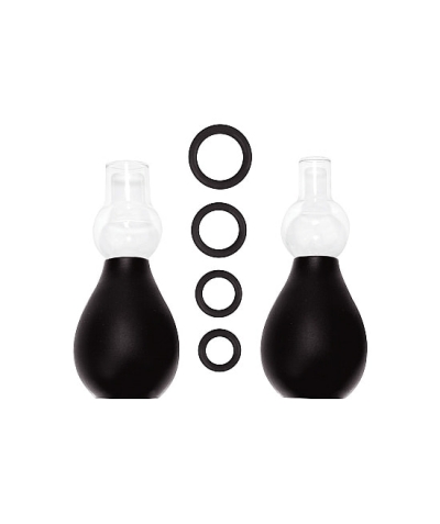 OUCH!  NIPPLE PUMP Kit açúcar mamilos ai! conjunto eretor de bicos preto