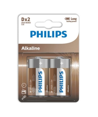 PHILIPS  ENERGIZER Pilhas alcalinas d: energia para seus dispositivos.