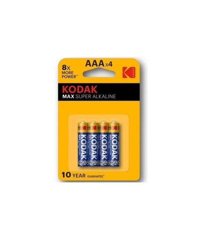 SÚPER MAX KODAK Pilhas alcalinas aaa para dispositivos eletrônicos