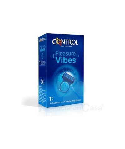 PLEASURE VIBES Control brinquedos pleasure vibes anel vibrador