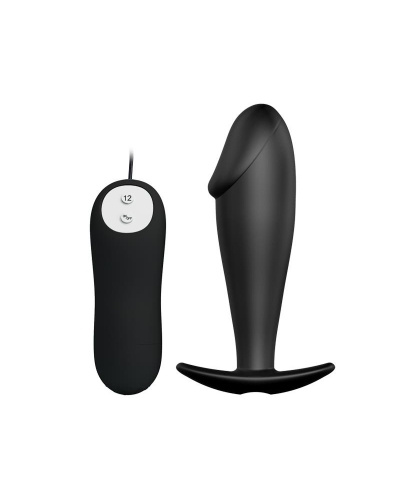 DISTANCIA PARA ANAL  Plug vibrador anal de silicona, 12 modosplug vibratório anal de silicone, 12 modos