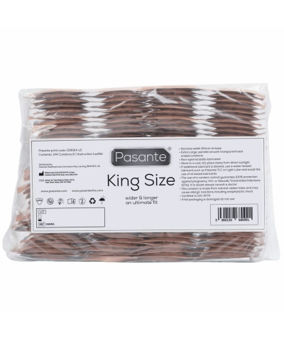 KING Preservativo king size extra grande e transparente.