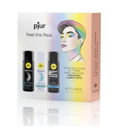 PRIDE SET PREMIUM LUBRICANTES Lubrificantes variados para apoio lgbtq+ e prazer