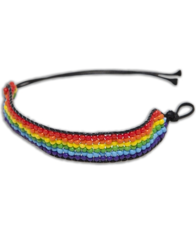 PULSERA MUCHAS BOLITAS BANDERA Pulseira colorida com bolinhas, símbolo lgbt